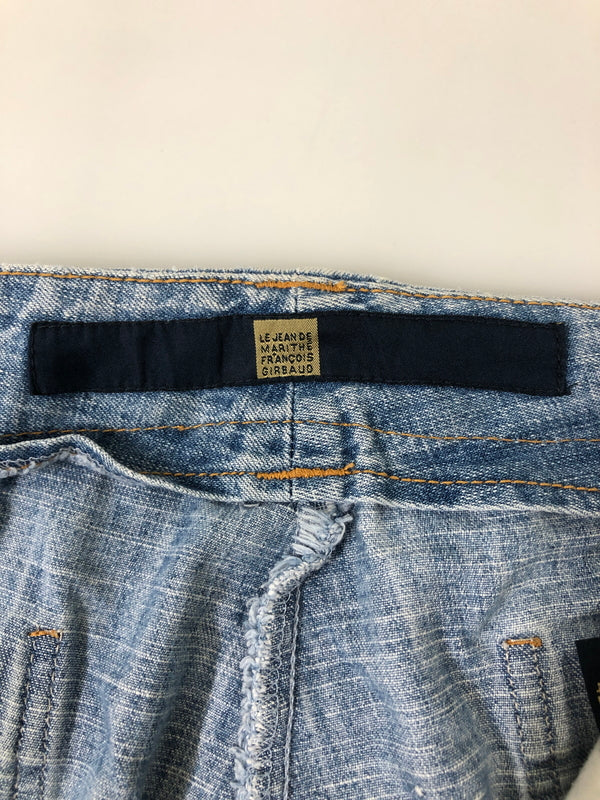 【現状渡し品】【メンズ】 MARITHE FRANCOIS GIRBAUD マリテフランソワジルボー DENIM CARGO PANTS デニム カーゴ パンツ メンズ ボトムス ジーンズ 157-260510-em-57-min サイズ：42M カラー：インディゴブルー 万代Net店