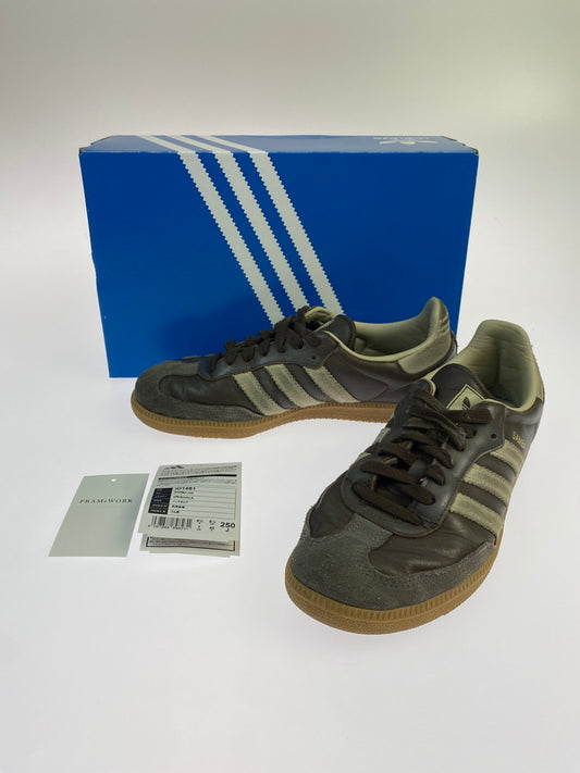 【現状渡し品】【メンズ/レディース】 ADIDAS アディダス ID1481 SAMBA OG 靴 シューズ 161-260509-zi-11-min サイズ：25cm カラー：ブラウン系 万代Net店
