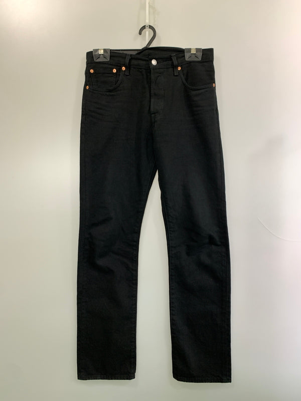 【中古品】【メンズ】 LEVI'S リーバイス DENIM PANTS BLACK PREMIUM 00501-0165501 デニム パンツ メンズ ボトムス ジーンズ 158-260518-em-02-min サイズ：W30×L32 カラー：ブラック 万代Net店
