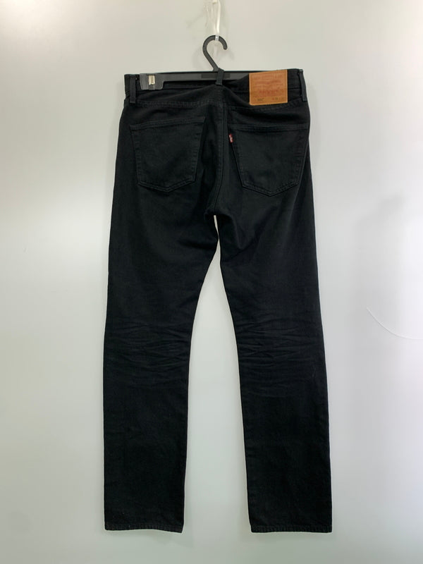 【中古品】【メンズ】 LEVI'S リーバイス DENIM PANTS BLACK PREMIUM 00501-0165501 デニム パンツ メンズ ボトムス ジーンズ 158-260518-em-02-min サイズ：W30×L32 カラー：ブラック 万代Net店