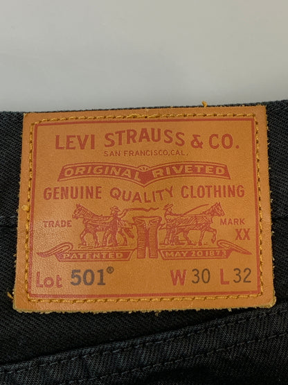 【中古品】【メンズ】 LEVI'S リーバイス DENIM PANTS BLACK PREMIUM 00501-0165501 デニム パンツ メンズ ボトムス ジーンズ 158-260518-em-02-min サイズ：W30×L32 カラー：ブラック 万代Net店
