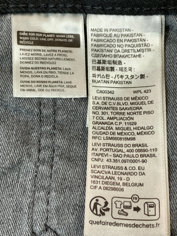 【中古品】【メンズ】 LEVI'S リーバイス DENIM PANTS BLACK PREMIUM 00501-0165501 デニム パンツ メンズ ボトムス ジーンズ 158-260518-em-02-min サイズ：W30×L32 カラー：ブラック 万代Net店
