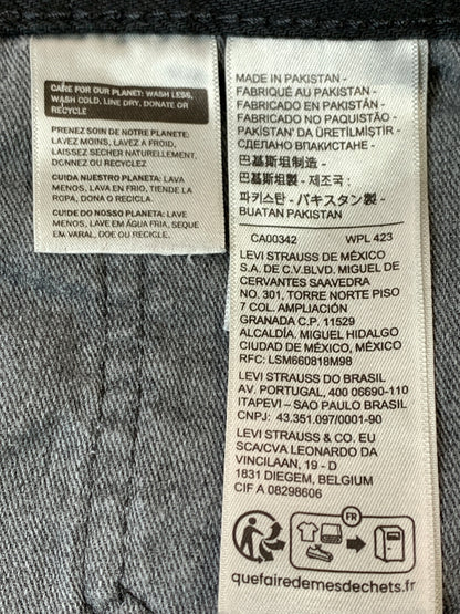 【中古品】【メンズ】 LEVI'S リーバイス DENIM PANTS BLACK PREMIUM 00501-0165501 デニム パンツ メンズ ボトムス ジーンズ 158-260518-em-02-min サイズ：W30×L32 カラー：ブラック 万代Net店