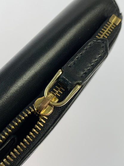 【中古品】【メンズ】 BULGARI ブルガリ SERPENTI FOREVER COMPACT WALLET セルペンティ フォーエバー コンパクト ウォレット 財布 三つ折り財布 181-260530-KS-19-min カラー：ブラック 万代Net店