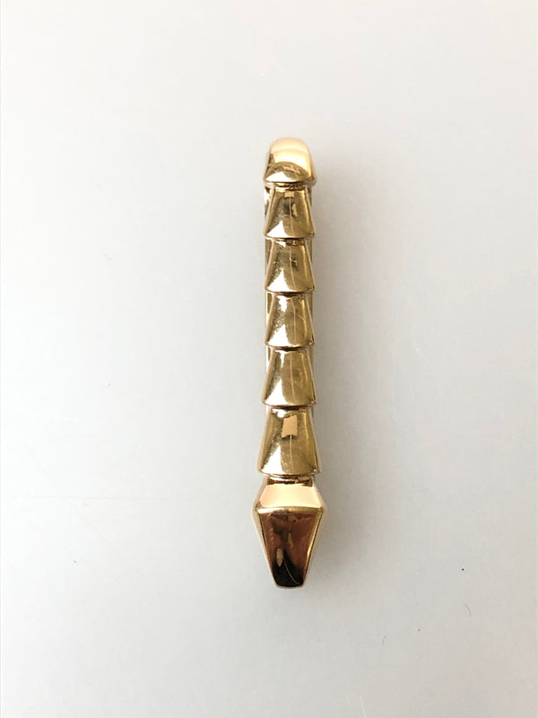 【中古品】【メンズ】 BVLGARI ブルガリ FORMAL TIE BAR GOLD フォーマル タイバー ネクタイピン ネクタイクリップ タイピン 183-260519-em-28-min カラー：ゴールド 万代Net店