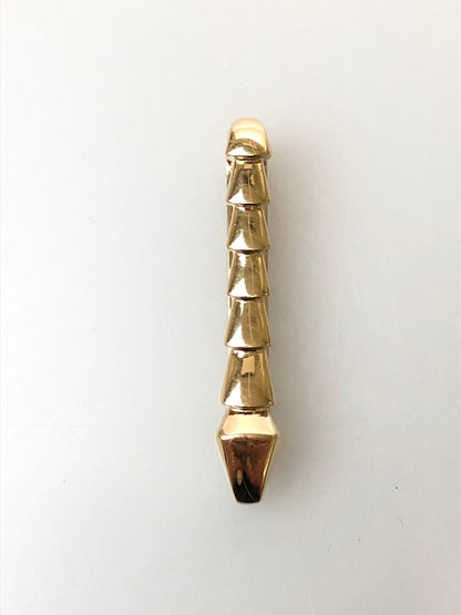 【中古品】【メンズ】 BVLGARI ブルガリ FORMAL TIE BAR GOLD フォーマル タイバー ネクタイピン ネクタイクリップ タイピン 183-260519-em-28-min カラー：ゴールド 万代Net店