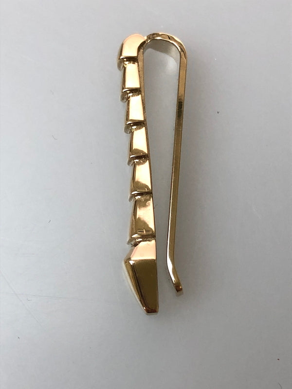 【中古品】【メンズ】 BVLGARI ブルガリ FORMAL TIE BAR GOLD フォーマル タイバー ネクタイピン ネクタイクリップ タイピン 183-260519-em-28-min カラー：ゴールド 万代Net店