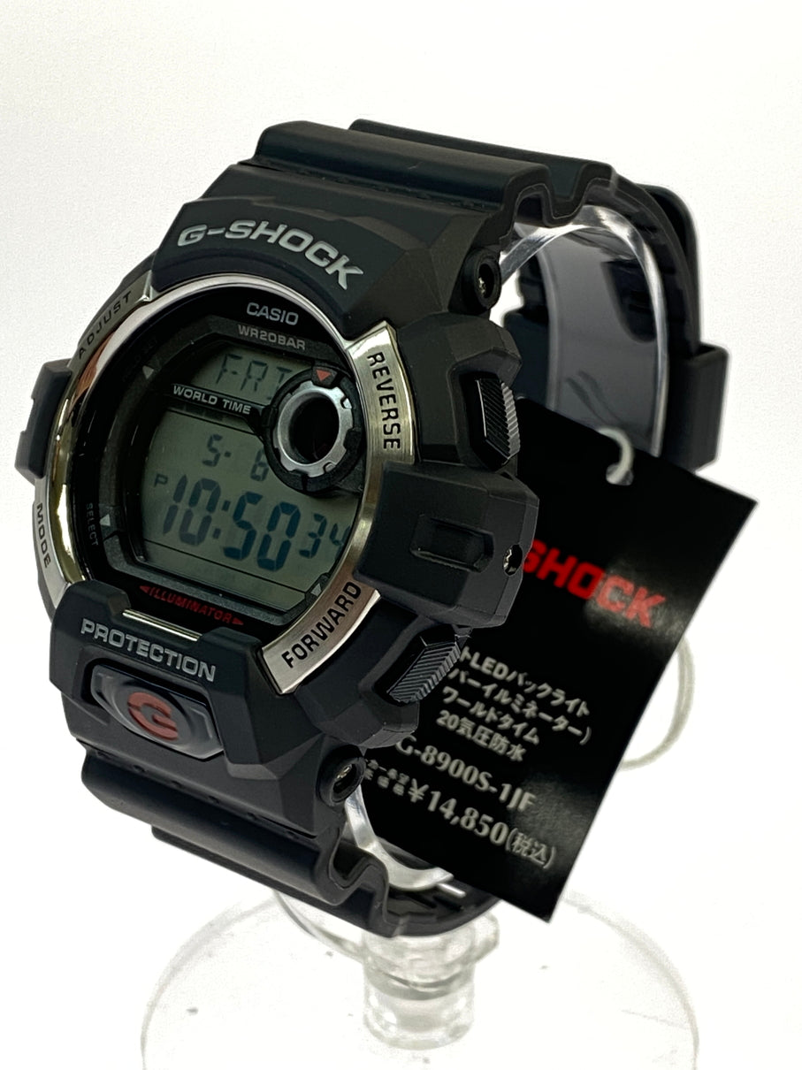 【中古美品】【メンズ】 G-SHOCK ジーショック G-8900S-1JF DIGITAL WATCH 8900 SERIES デジタル ウォッチ 腕時計 カシオ メンズ 196-260510-em-15-min カラー：ブラック 万代Net店