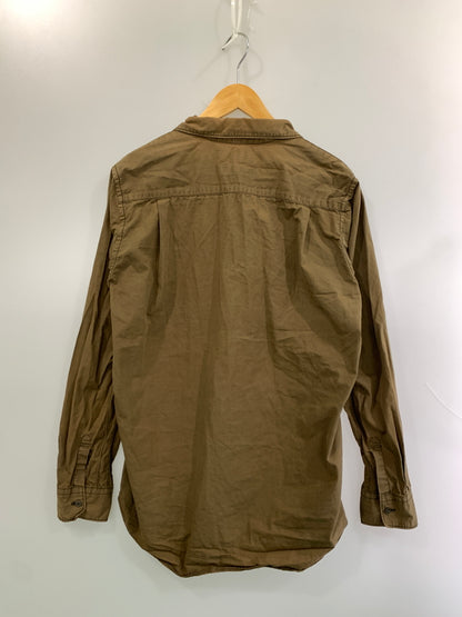 【中古品】【メンズ】 COMME DES GARCONS SHIRT コムデギャルソン シャツ LS COTTON SHIRT S11005 フランス製 長袖 コットン シャツ メンズ トップス 140-260515-em-07-min サイズ：S カラー：ブラウン 万代Net店