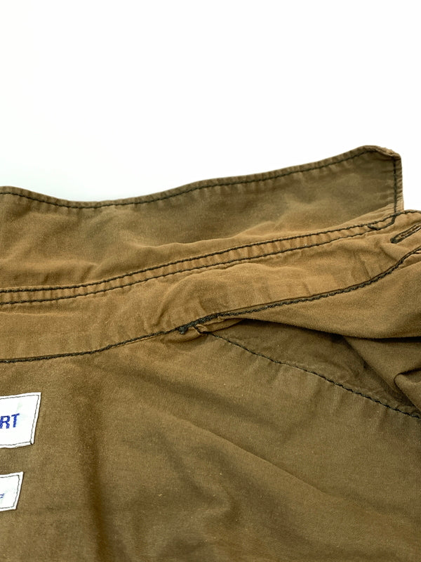 【中古品】【メンズ】 COMME DES GARCONS SHIRT コムデギャルソン シャツ LS COTTON SHIRT S11005 フランス製 長袖 コットン シャツ メンズ トップス 140-260515-em-07-min サイズ：S カラー：ブラウン 万代Net店