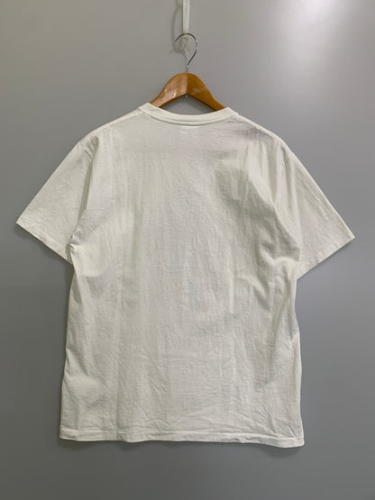 【中古品】【メンズ】 A BATHING APE アベイシングエイプ ×MARVEL CAPTAIN AMERICA PRINT TEE 半袖Tシャツ ショートスリーブ 142-260508-AS-52-min サイズ：L カラー：ホワイト 万代Net店