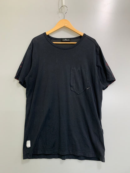 【現状渡し品】【メンズ】 STONE ISLAND ストーンアイランド SHADOW PROJECT 741920610 PRINT TEE 半袖Tシャツ ショートスリーブ 141-260508-AS-53-min サイズ：L カラー：ブラック 万代Net店