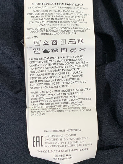 【現状渡し品】【メンズ】 STONE ISLAND ストーンアイランド SHADOW PROJECT 741920610 PRINT TEE 半袖Tシャツ ショートスリーブ 141-260508-AS-53-min サイズ：L カラー：ブラック 万代Net店