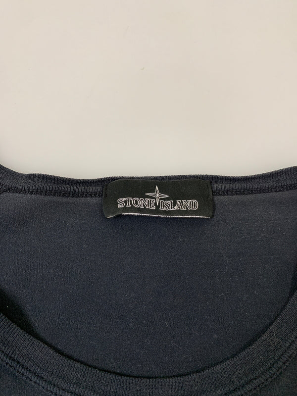 【現状渡し品】【メンズ】 STONE ISLAND ストーンアイランド SHADOW PROJECT 741920610 PRINT TEE 半袖Tシャツ ショートスリーブ 141-260508-AS-53-min サイズ：L カラー：ブラック 万代Net店