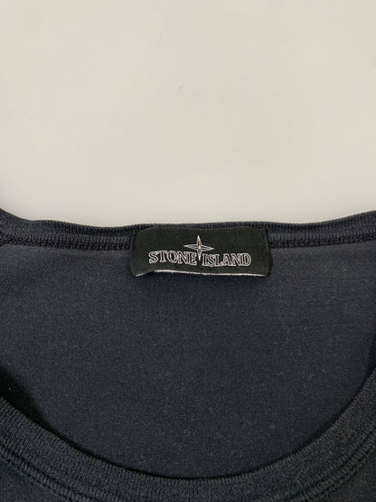 【現状渡し品】【メンズ】 STONE ISLAND ストーンアイランド SHADOW PROJECT 741920610 PRINT TEE 半袖Tシャツ ショートスリーブ 141-260508-AS-53-min サイズ：L カラー：ブラック 万代Net店