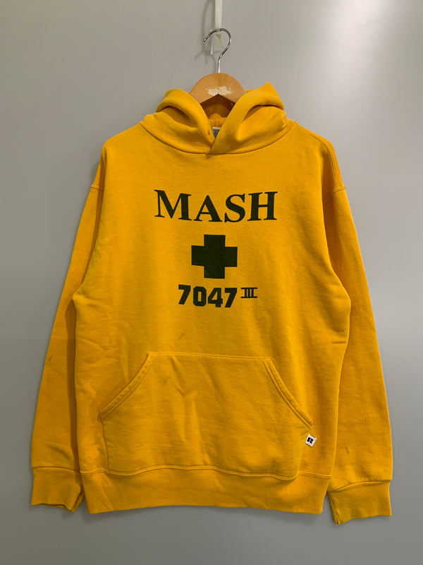 【中古品】【メンズ】 RUSSELL ラッセル HOODIE プルオーバーパーカー 146-260508-AS-36-min サイズ：M カラー：イエロー 万代Net店