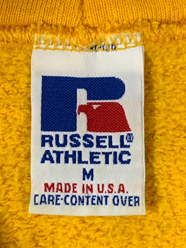 【中古品】【メンズ】 RUSSELL ラッセル HOODIE プルオーバーパーカー 146-260508-AS-36-min サイズ：M カラー：イエロー 万代Net店