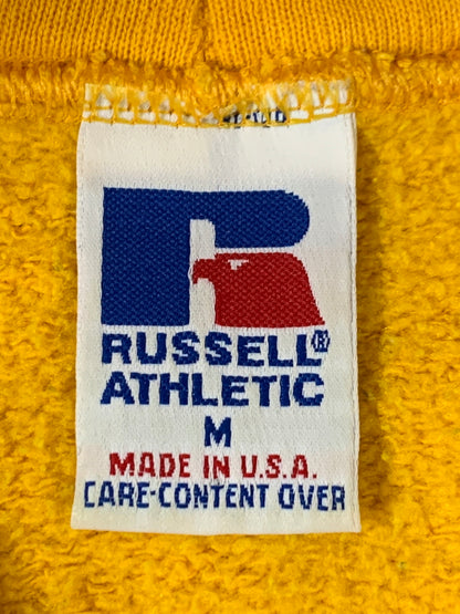 【中古品】【メンズ】 RUSSELL ラッセル HOODIE プルオーバーパーカー 146-260508-AS-36-min サイズ：M カラー：イエロー 万代Net店