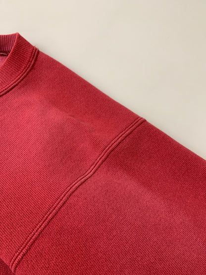 【中古品】【メンズ】 CHAMPION チャンピオン 90S REVERSEWEAVE SWEATSHIRT 目無し スウェット トレーナー 146-260508-AS-79-min サイズ：L カラー：レッド 万代Net店