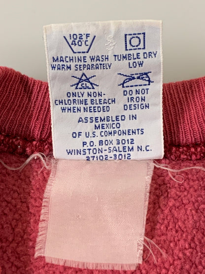 【中古品】【メンズ】 CHAMPION チャンピオン 90S REVERSEWEAVE SWEATSHIRT 目無し スウェット トレーナー 146-260508-AS-79-min サイズ：L カラー：レッド 万代Net店