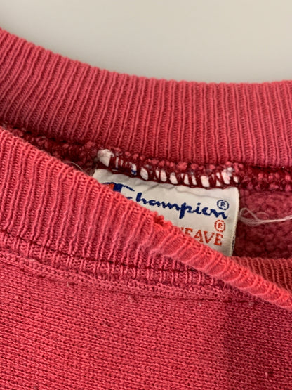 【中古品】【メンズ】 CHAMPION チャンピオン 90S REVERSEWEAVE SWEATSHIRT 目無し スウェット トレーナー 146-260508-AS-79-min サイズ：L カラー：レッド 万代Net店
