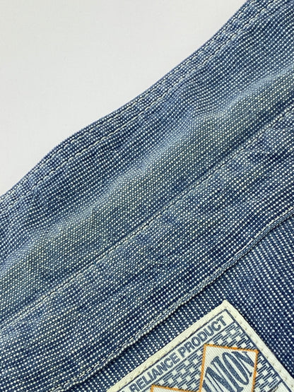 【現状渡し品】【メンズ】 THE REAL MCCOYS ザリアルマッコイズ LOT153 8HOUR UNION HBT WORK SHIRT ワークシャツ 145-260523-zi-35-min サイズ：15 カラー：ブルー系 万代Net店