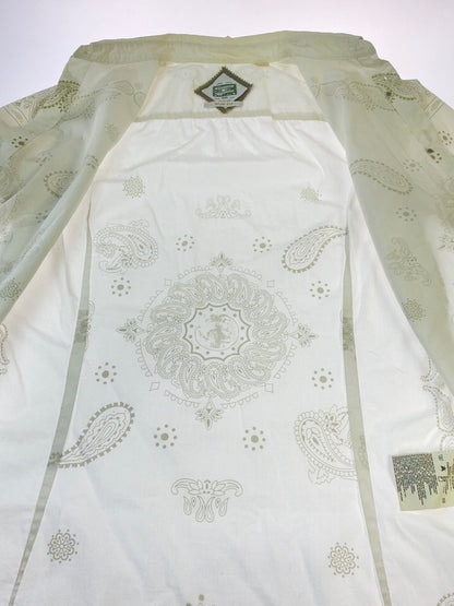 【中古品】【メンズ】 DIESEL ディーゼル PAISLEY STUDS SHIRT シャツ 141-260523-zi-30-min サイズ：S カラー：ホワイト系 万代Net店