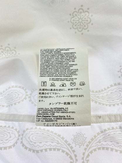 【中古品】【メンズ】 DIESEL ディーゼル PAISLEY STUDS SHIRT シャツ 141-260523-zi-30-min サイズ：S カラー：ホワイト系 万代Net店