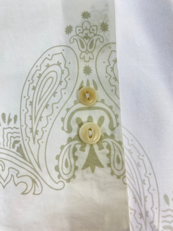 【中古品】【メンズ】 DIESEL ディーゼル PAISLEY STUDS SHIRT シャツ 141-260523-zi-30-min サイズ：S カラー：ホワイト系 万代Net店