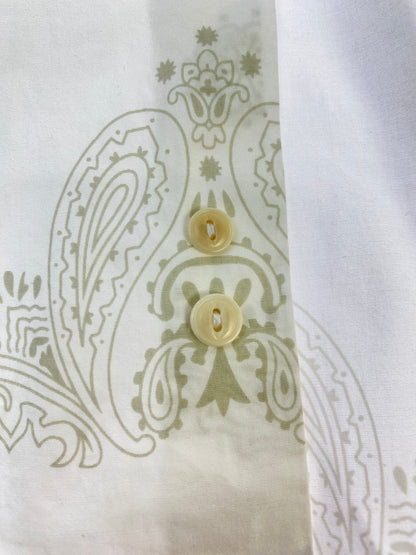 【中古品】【メンズ】 DIESEL ディーゼル PAISLEY STUDS SHIRT シャツ 141-260523-zi-30-min サイズ：S カラー：ホワイト系 万代Net店