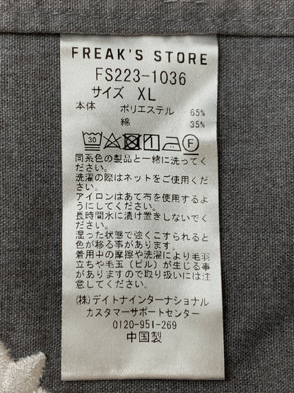 【中古品】【メンズ】 KEBOZ ケボズ ×NICK GEAR ニックギア FS223-1036 BASEBALL SHIRT ベースボールシャツ ショートスリーブ 142-260508-AS-6-min サイズ：XL カラー：グレー 万代Net店