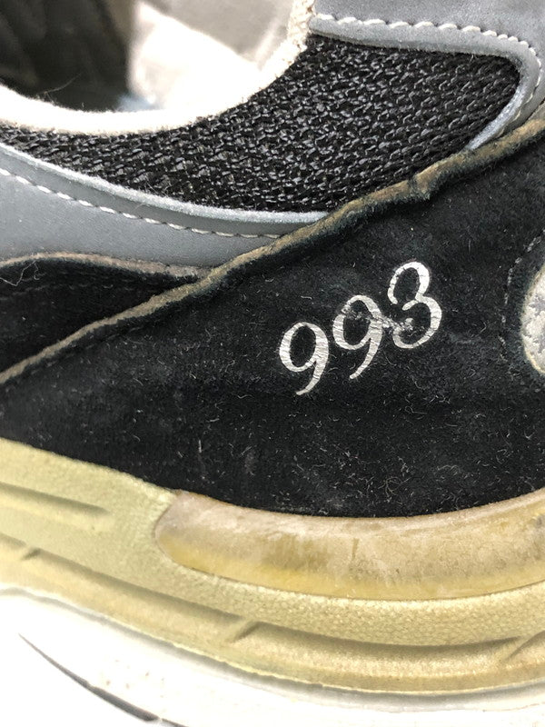 【中古品】【メンズ】 NEW BALANCEニューバランス MR993BK 靴 シューズ スニーカー 162-260508-AS-124-min サイズ：27cm カラー：ブラック/グレー 万代Net店
