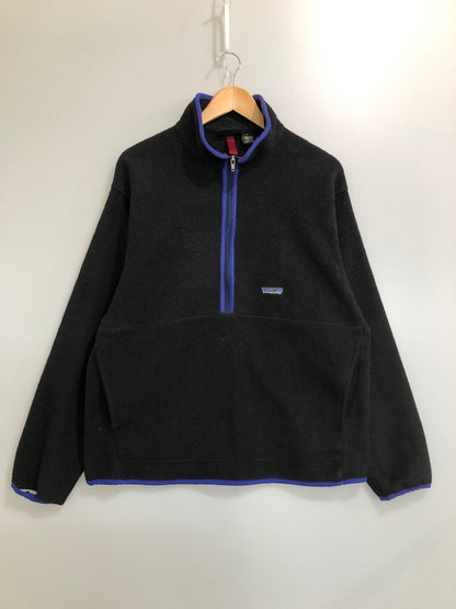 【現状渡し品】【メンズ】 PATAGONIA パタゴニア ハーフジップシンチラ フリース ジャケット メンズ アウター アウトドア 144-260510-em-52-min サイズ：L カラー：ブラック 万代Net店