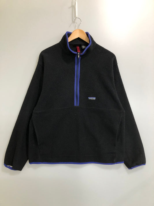 【現状渡し品】【メンズ】 PATAGONIA パタゴニア ハーフジップシンチラ フリース ジャケット メンズ アウター アウトドア 144-260510-em-52-min サイズ：L カラー：ブラック 万代Net店