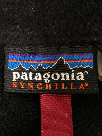 【現状渡し品】【メンズ】 PATAGONIA パタゴニア ハーフジップシンチラ フリース ジャケット メンズ アウター アウトドア 144-260510-em-52-min サイズ：L カラー：ブラック 万代Net店