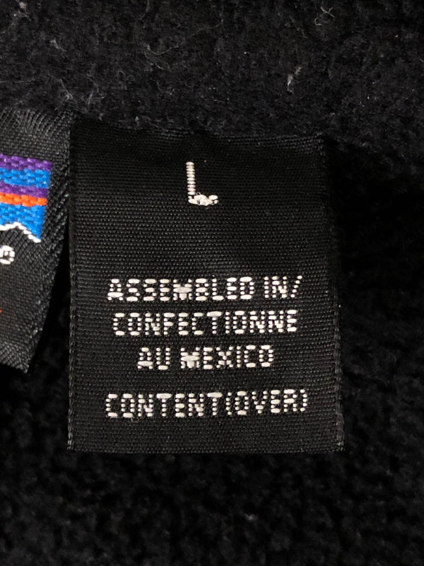 【現状渡し品】【メンズ】 PATAGONIA パタゴニア ハーフジップシンチラ フリース ジャケット メンズ アウター アウトドア 144-260510-em-52-min サイズ：L カラー：ブラック 万代Net店