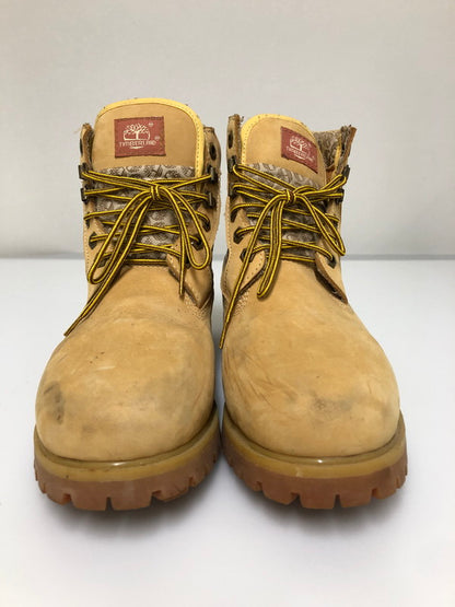 【中古品】【メンズ】 TIMBERLAND ティンバーランド 8W 16034 8712 SHORT BOOTS 靴 シューズ ブーツ 165-260508-AS-102-min サイズ：8W カラー：ライトブラウン 万代Net店