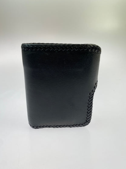 【中古品】【メンズ】 SAAD サード レザー 二つ折り財布 ウォレット 革 200-260512-em-10-min カラー：ブラック 万代Net店
