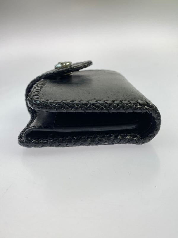【中古品】【メンズ】 SAAD サード レザー 二つ折り財布 ウォレット 革 200-260512-em-10-min カラー：ブラック 万代Net店