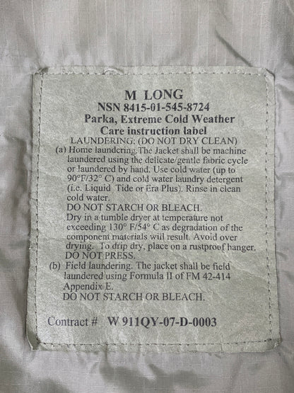 【中古品】【メンズ】 U.S.ARMY ユーエスアーミー 8415-01-545-8724 00S WILD THING社製 ECWCS LEVEL7 GEN3 JACKET アウター 146-260508-AS-64-min サイズ：M-LONG カラー：カーキ 万代Net店