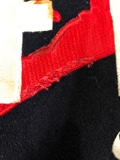 【現状渡し品】【メンズ】 NIKE ナイキ 90S AIR JORDAN FLIGHT CLOB STADIUM JACKET 90年代 エアジョーダン スタジアムジャケット メンズ アウター スタジャン 146-260510-em-38-min サイズ：L カラー：ネイビー/ホワイト 万代Net店