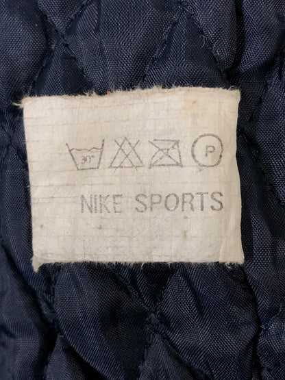 【現状渡し品】【メンズ】 NIKE ナイキ 90S AIR JORDAN FLIGHT CLOB STADIUM JACKET 90年代 エアジョーダン スタジアムジャケット メンズ アウター スタジャン 146-260510-em-38-min サイズ：L カラー：ネイビー/ホワイト 万代Net店