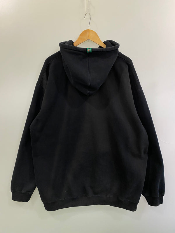 【中古品】【メンズ】 MOUNTAIN DEW マウンテンデュー 00S REFLECTOR LOGO HOODIE 00年代 リフレクター ロゴ フーディー メンズ トップス パーカー ヴィンテージ 146-260524-em-23-min サイズ：2XL カラー：ブラック 万代Net店
