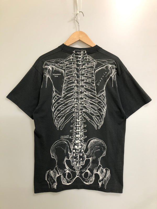 【現状渡し品】【メンズ】 LESLIE ARWIN レスリー アーウィン 90S PRINT TEE 90年代 半袖Tシャツ メンズ トップス ヴィンテージ 146-260510-em-41-min サイズ：L カラー：ブラック 万代Net店