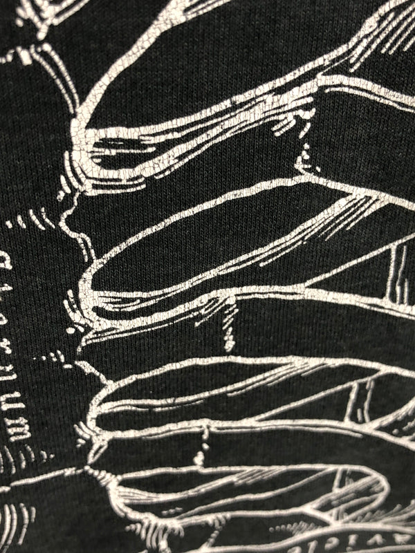 【現状渡し品】【メンズ】 LESLIE ARWIN レスリー アーウィン 90S PRINT TEE 90年代 半袖Tシャツ メンズ トップス ヴィンテージ 146-260510-em-41-min サイズ：L カラー：ブラック 万代Net店