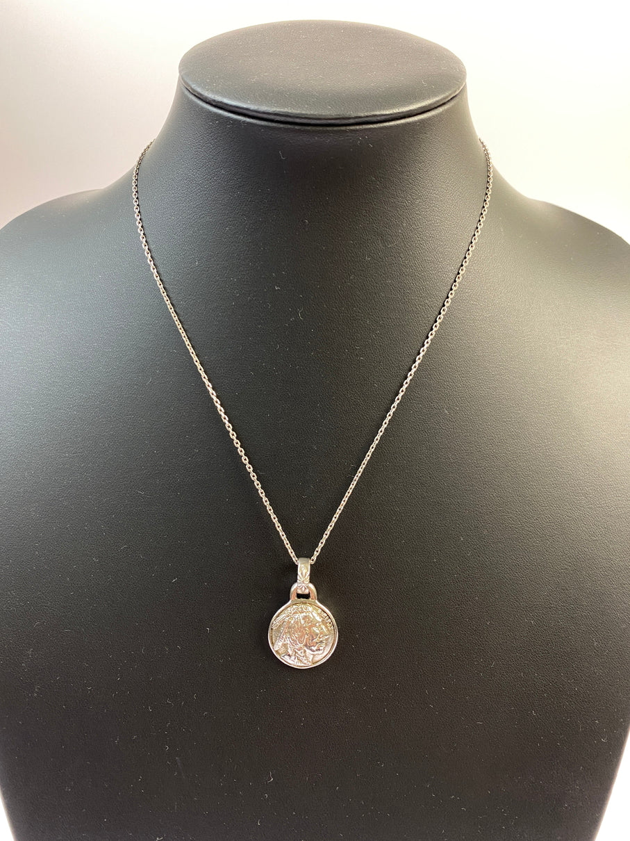 【中古品】【メンズ/レディース】 SAAD サード SV925 COIN PENDANT TOP コイン ペンダントトップ シルバーアクセサリー 191-260510-em-04-min カラー：シルバー 万代Net店