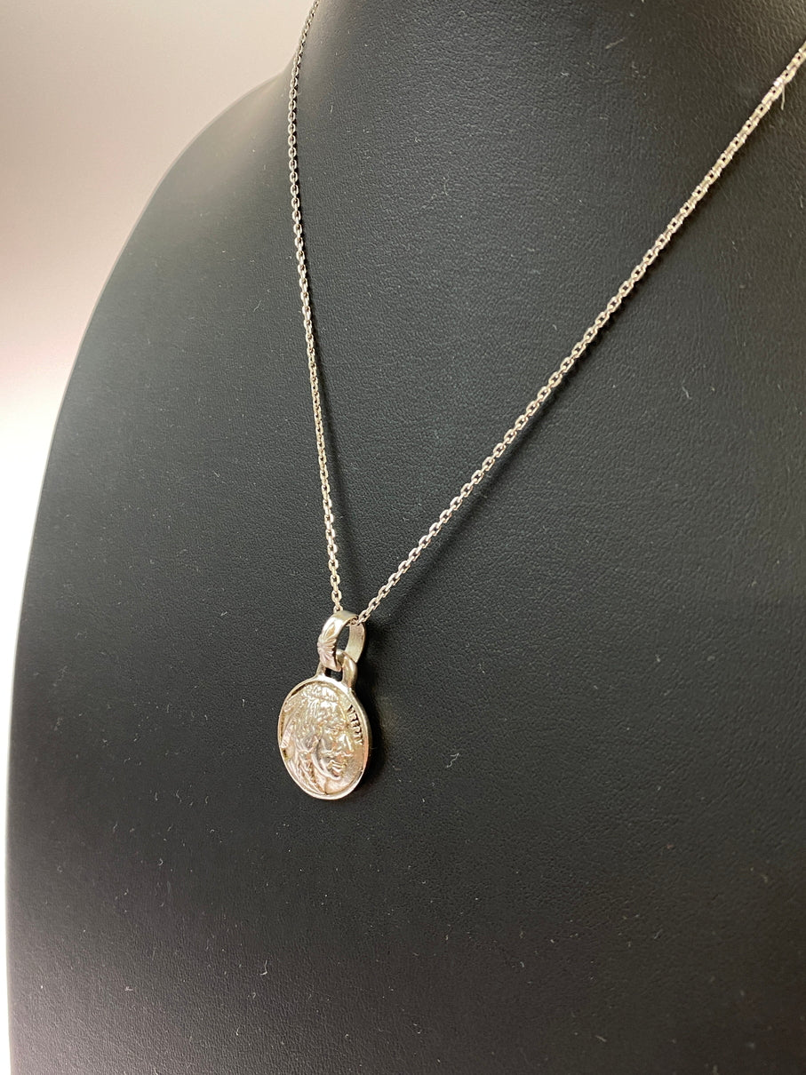 【中古品】【メンズ/レディース】 SAAD サード SV925 COIN PENDANT TOP コイン ペンダントトップ シルバーアクセサリー 191-260510-em-04-min カラー：シルバー 万代Net店