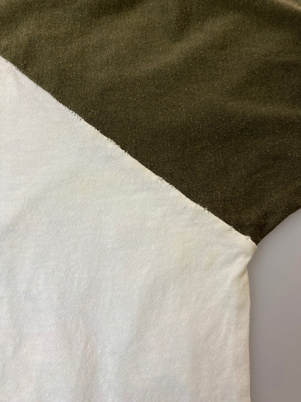 【現状渡し品】【メンズ】 TULTEX タルテックス GRANDPA PRINT TEE グランパ プリント Tシャツ メンズ トップス メッセージ 146-260521-em-30-min カラー：カーキ/ホワイト 万代Net店