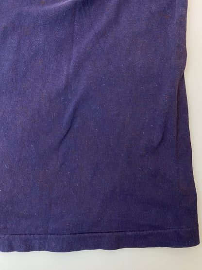 【現状渡し品】【メンズ】 USED ユーズド FOOTBALL TEE フットボール プリント 半袖Tシャツ メンズ トップス ヴィンテージ 146-260521-em-29-min サイズ：L カラー：ネイビー系 万代Net店