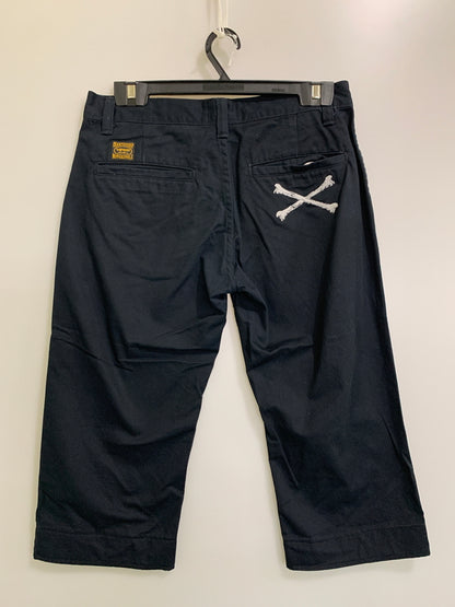 【中古品】【メンズ】 VANSON バンソン CROSSBONE PANTS クロスボーンパンツ ハーフパンツ ボトムス 156-260604-AS-41-min サイズ：30 カラー：ブラック 万代Net店